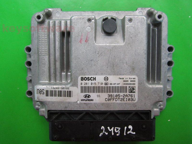 ECU Hyundai I30 1.6CRDI 39105-2A761 0281015710 EDC16C39