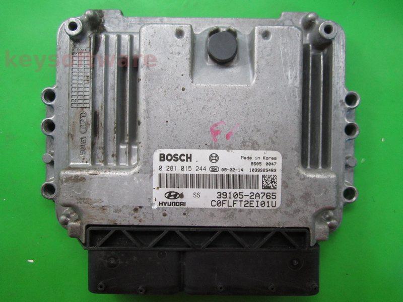 ECU Hyundai I30 1.6CRDI 39105-2A765 0281015244 EDC16C39