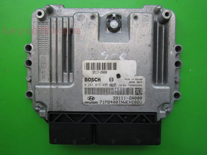 ECU Hyundai I20 1.6CRDI 39111-2A000 0281015495 EDC17C08