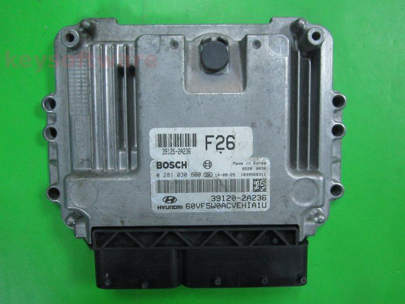 ECU Hyundai I40 1.7CRDI 39120-2A236 0281030600 EDC17C53