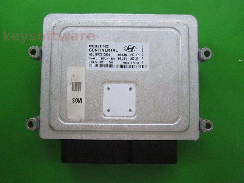 ECU Hyundai Kona 95440-2DLE1 A2C1977210001 SIM2K-305 TCU