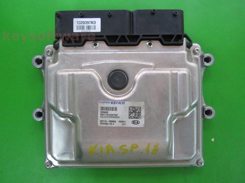 ECU Kia Sportage 1.6 39110-2BRN0 9001320397KD CPEGD2.20.3