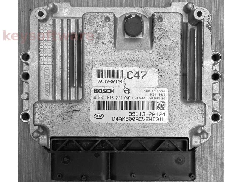 ECU Kia Soul 1.6CRDI 39113-2A124 0281018221 EDC17C08 {