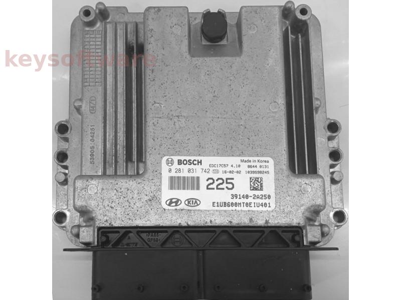 ECU Kia Rio 1.4CRDI 39140-2A250 0281031742 EDC17C57 {