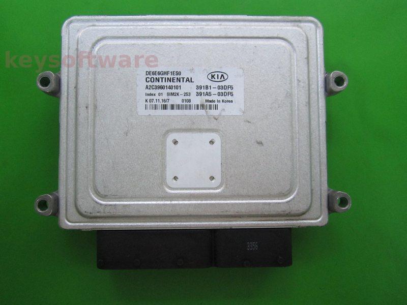 ECU Kia Niro 1.6 391B1-03DF5 A2C3960140101 SIM2K-253