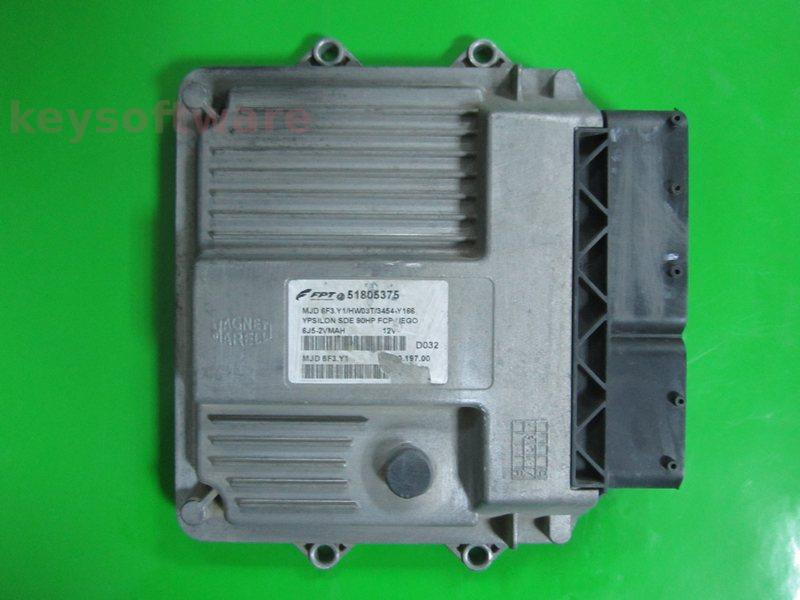 ECU Lancia Y 1.3JTD 51805375 6F3.Y1 HW03T