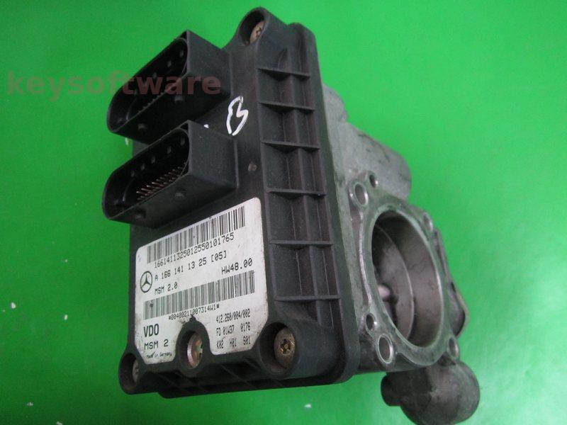 ECU Mercedes A 1.6 A1661411325 MSM2.0 W168