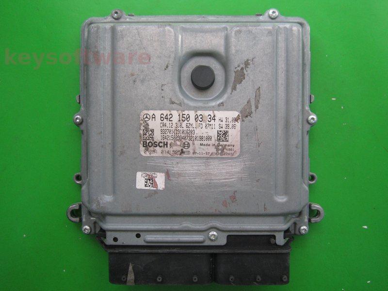 ECU Mercedes CLS 3.0CDI A6421500334 0281014525 CR4.12 EDC16CP31