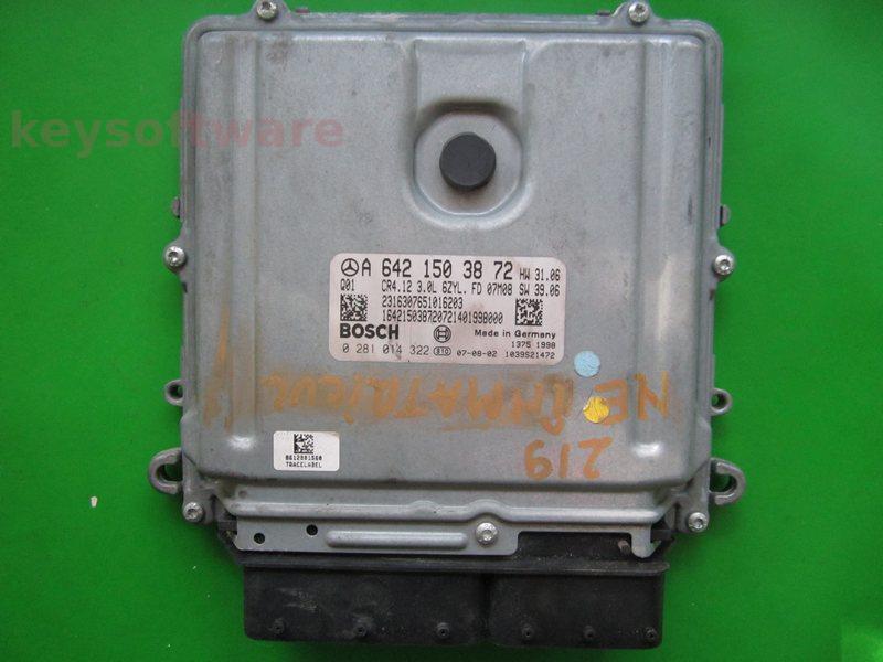 ECU Mercedes CLS 3.2CDI A6421503872 0281014322 EDC16CP31 {