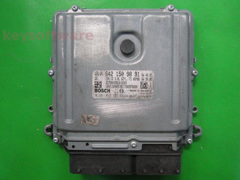 ECU Mercedes E 3.0CDI A6421509891 0281013391 CR4.12 EDC16CP31 }