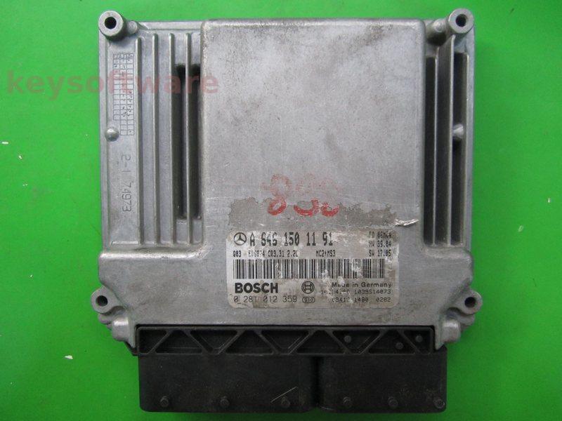 ECU Mercedes Vito 2.2CDI A6461501191 0281012359 EDC16C2