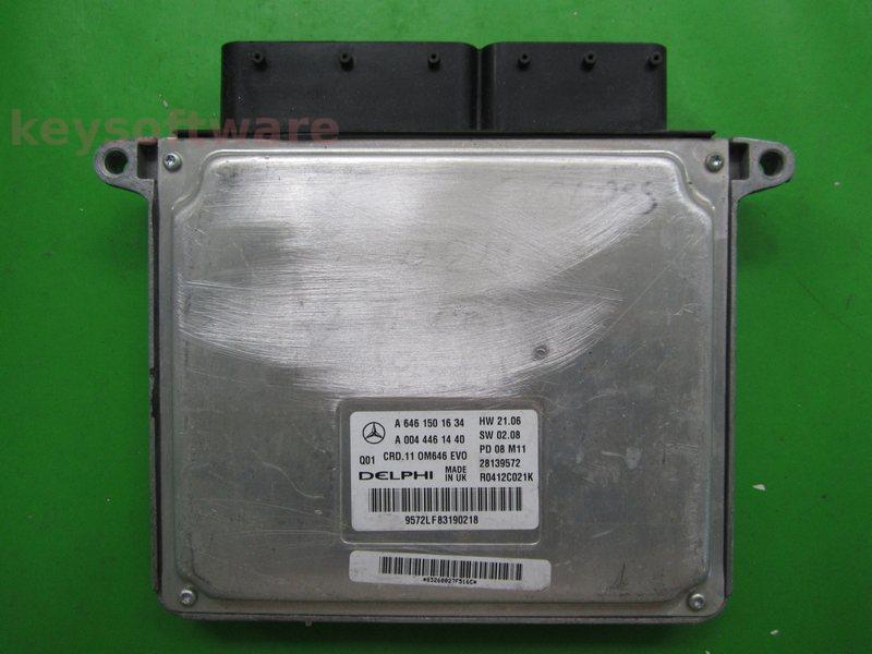 ECU Mercedes E 2.2CDI A6461501634 28139572 CRD.11