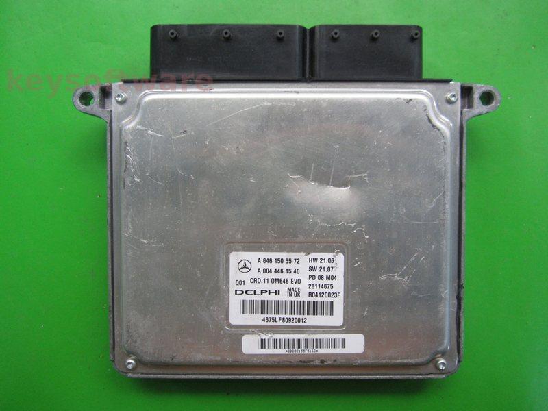 ECU Mercedes E 2.2CDI A6461505572 28114675 CRD.11 W211