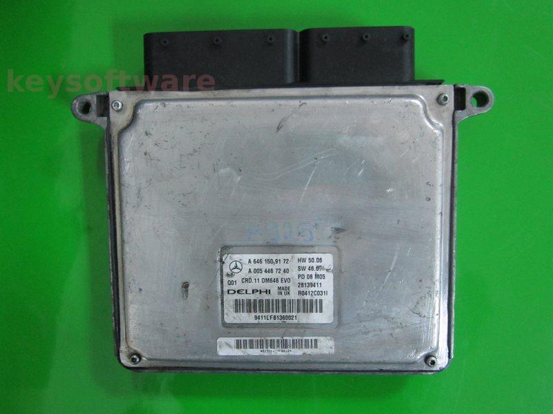 ECU Mercedes C 2.2CDI A6461509172 CRD.11