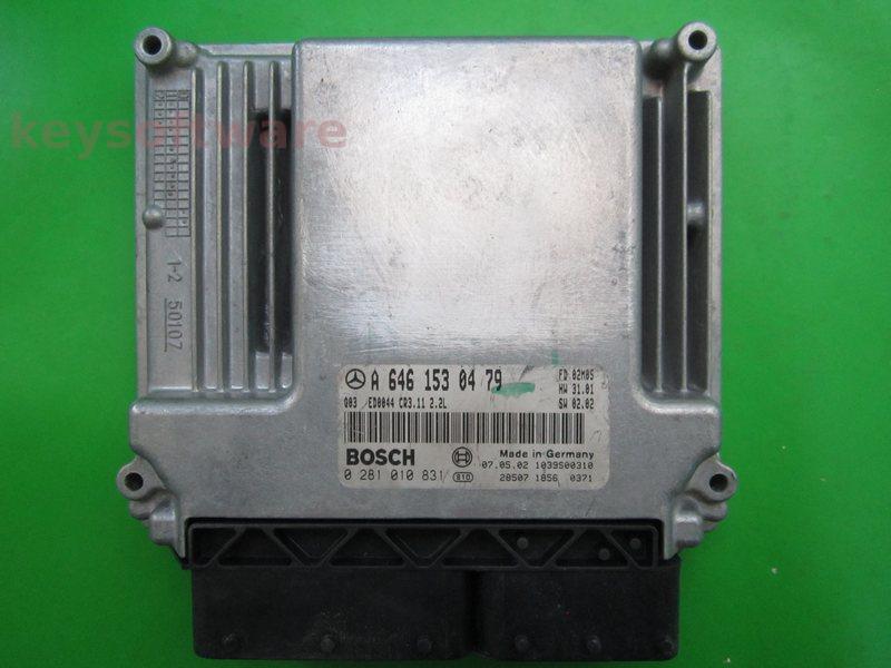 ECU Mercedes E 2.2CDI A6461530479 0281010831 CR3.11 EDC16C2