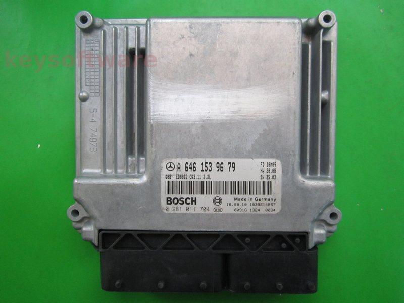 ECU Mercedes E 2.2CDI A6461539679 0281011704 CR3.11 EDC16C2