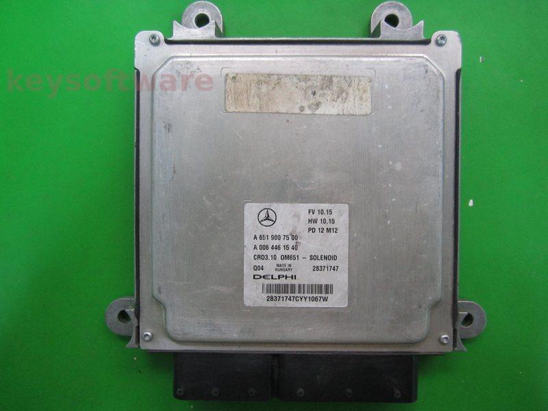 ECU Mercedes E 2.2CDI A6519007500 28371747 CRD3.10 W212