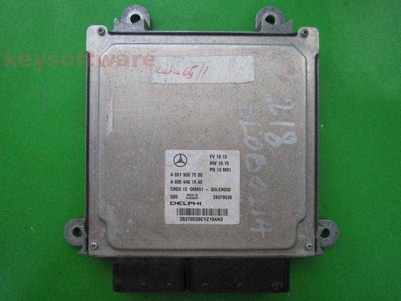 ECU Mercedes E 2.2CDI A6519007500 28379539 CRD3.10 {