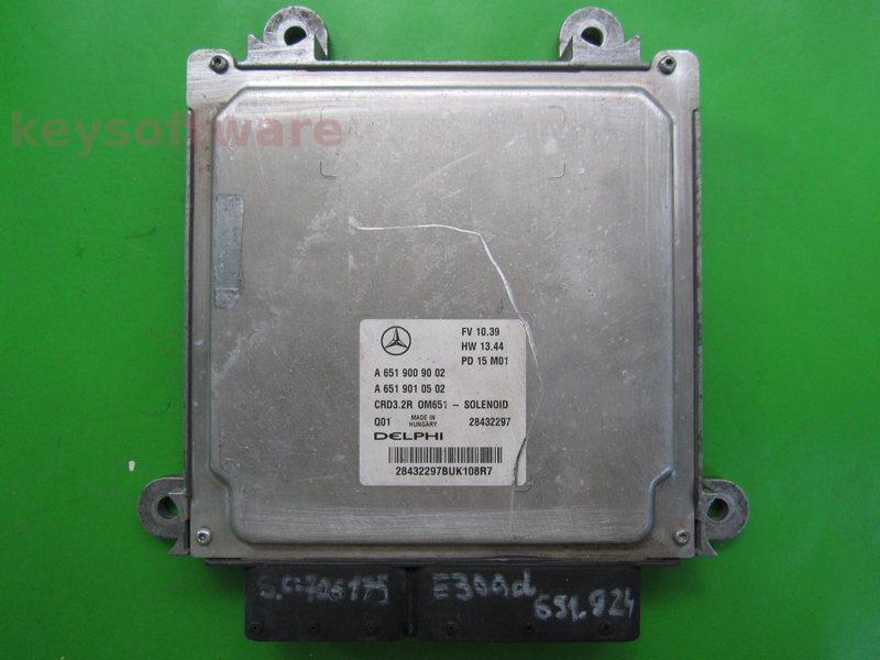 ECU Mercedes E 2.2CDI A6519009002 28432297 CRD3.2R S212