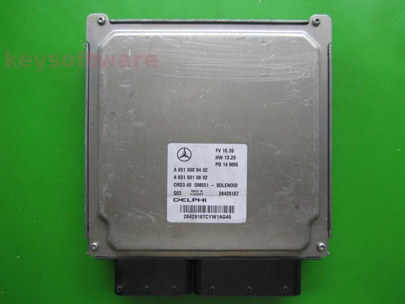 ECU Mercedes A 2.0CDI A6519009402 CRD3.40