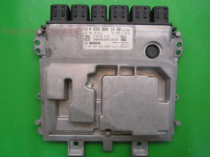 ECU Mercedes E 2.0D A6549001400 0281031884 MD1CP001 W213