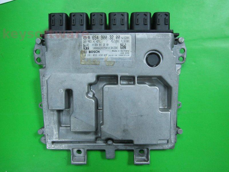 ECU Mercedes E 2.2CDI A6549003200 0281033490 MD1CP001