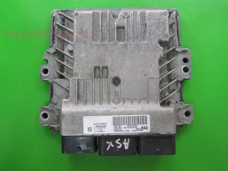 ECU Mitsubishi ASX 1.6 9692020480 9678226080 SID807EVO