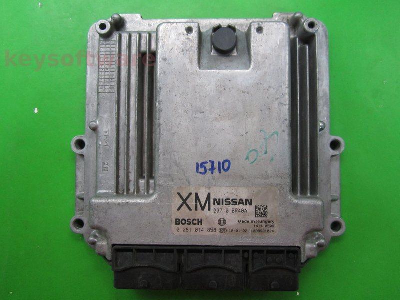 ECU Nissan Qashqai 2.0DCI 23710 BR40A 0281014858 EDC16CP33 {