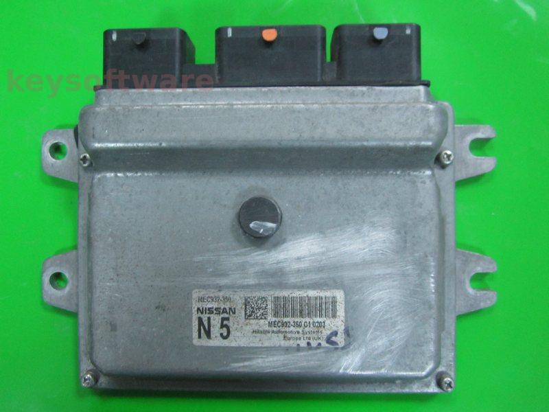 ECU Nissan Qashqai 1.6 MEC932-350 N5