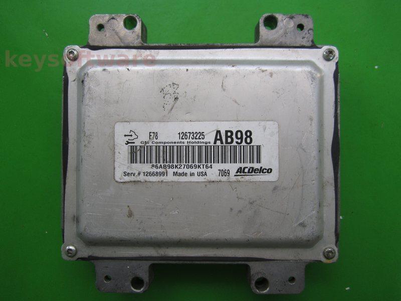 ECU Opel Zafira 1.4 12673225 AB98 ACDELCO E78