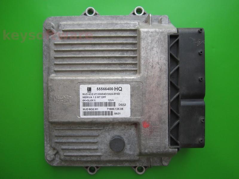 ECU Opel Meriva 1.3CDTI 55566400 Z13DTJ 6O2.M1 HW04D {