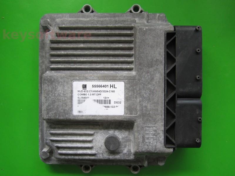 ECU Opel Combo 1.3CDTI 55566401 6O2.C1 HW04D {