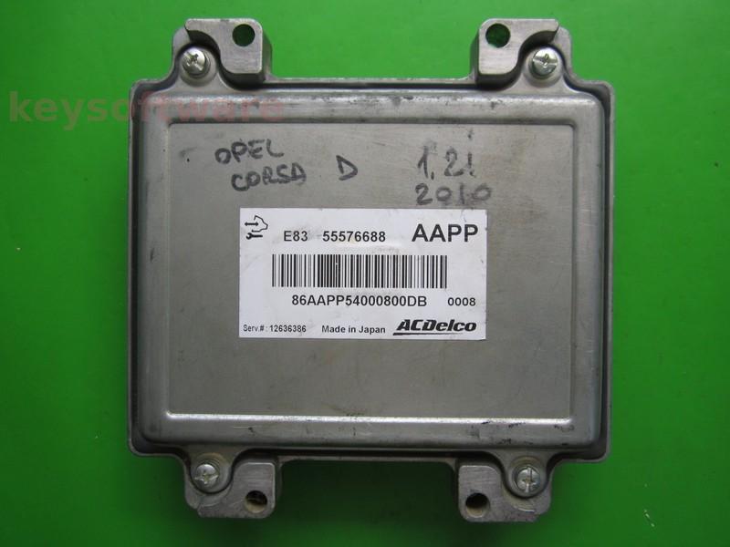 ECU Opel Corsa D 1.2 55576688 AAPP ACDELCO E83