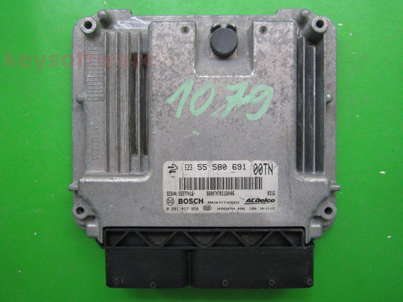 ECU Opel Corsa D 1.3CDTI 55580691 0281017950 EDC17C18