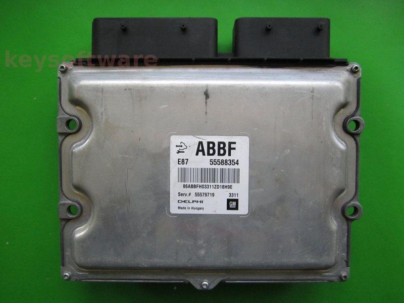 ECU Opel Astra J 1.7CDTI 55588354 ABBF ACDELCO E87