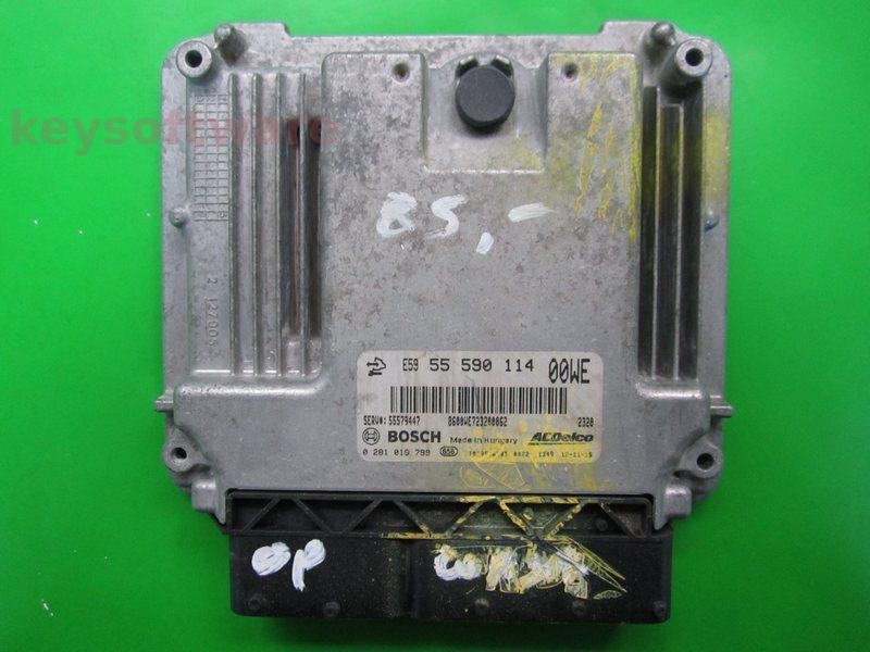 ECU Opel Corsa D 1.3CDTI 55590114 0281019799 EDC17C59