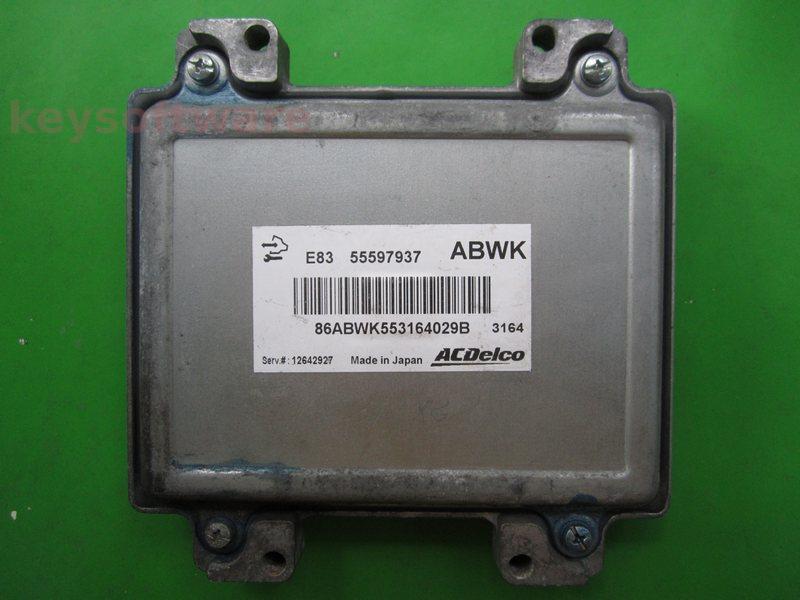 ECU Opel Corsa D 1.2 55597937 ABWK ACDELCO E83