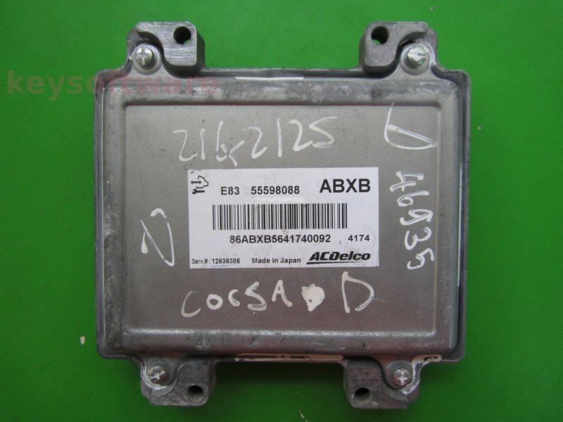 ECU Opel Corsa D 1.0 55598088 ABXB ACDELCO E83 {