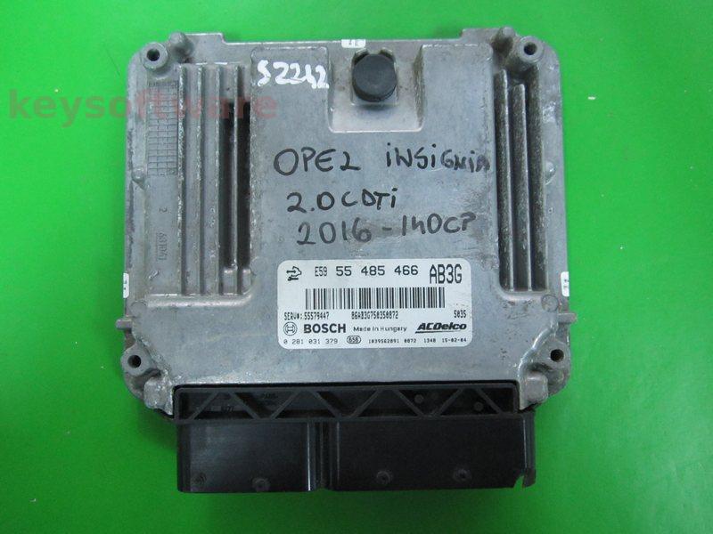 ECU Opel Insignia 2.0CDTI 55485466 0281031379 EDC17C59 {