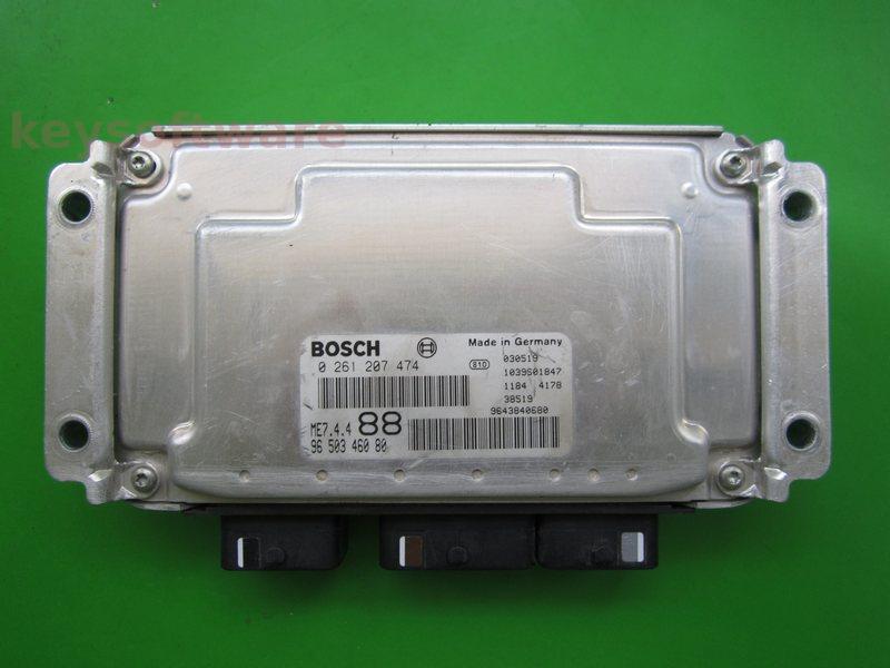 ECU Peugeot 307 1.6 9650346080 0261207474 ME7.4.4 {