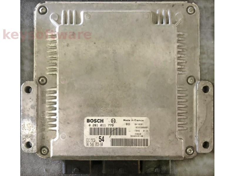 ECU Peugeot 807 2.2HDI 9654695380 0281011779 EDC15C2 {