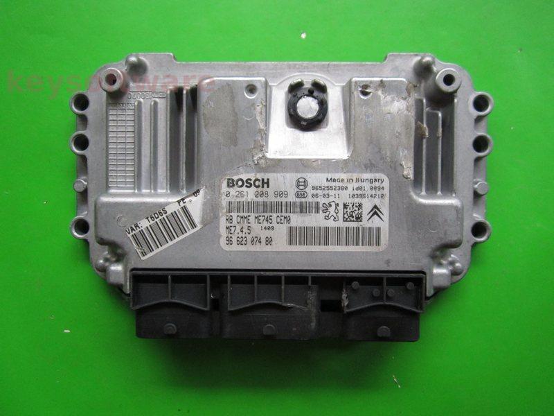 ECU Peugeot 307 1.6 9662307480 0261208909 ME7.4.5