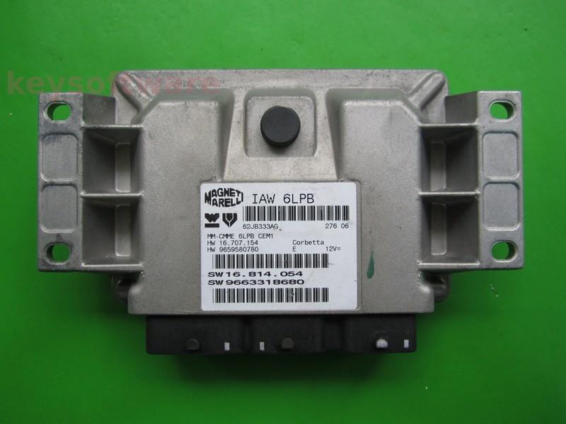 ECU Peugeot 307 2.0 9663318680 IAW 6LPB