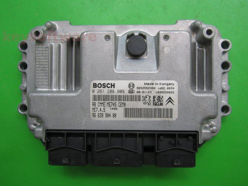 ECU Peugeot 307 1.6 9663990480 0261208909 ME7.4.5