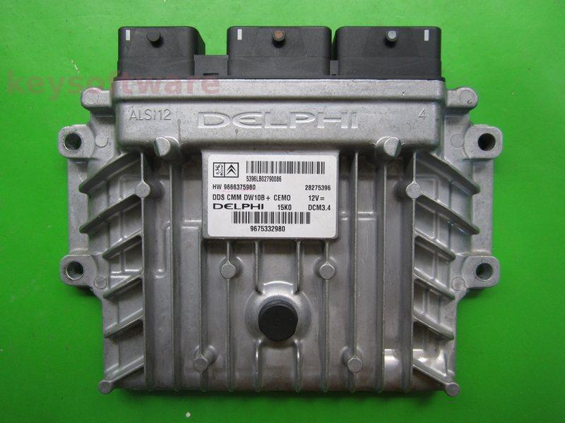 ECU Peugeot 508 2.0HDI 9675332980 28275396 DCM3.4 {