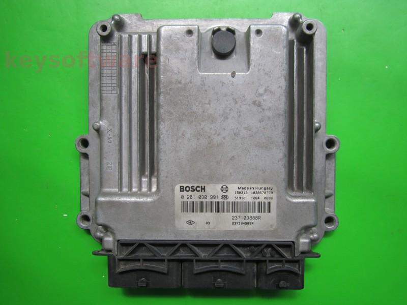 ECU Renault Trafic 1.6DCI 237104588R 0281030991 EDC17C42