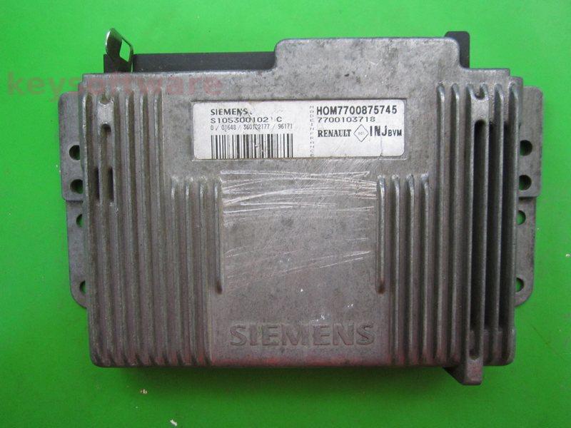 ECU Renault Scenic 1.6 7700103718 S105300102C FENIX5