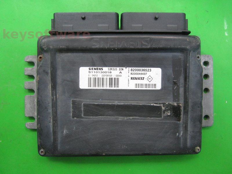 ECU Renault Scenic 1.4 8200036523 S110130018A SIRIUS32N