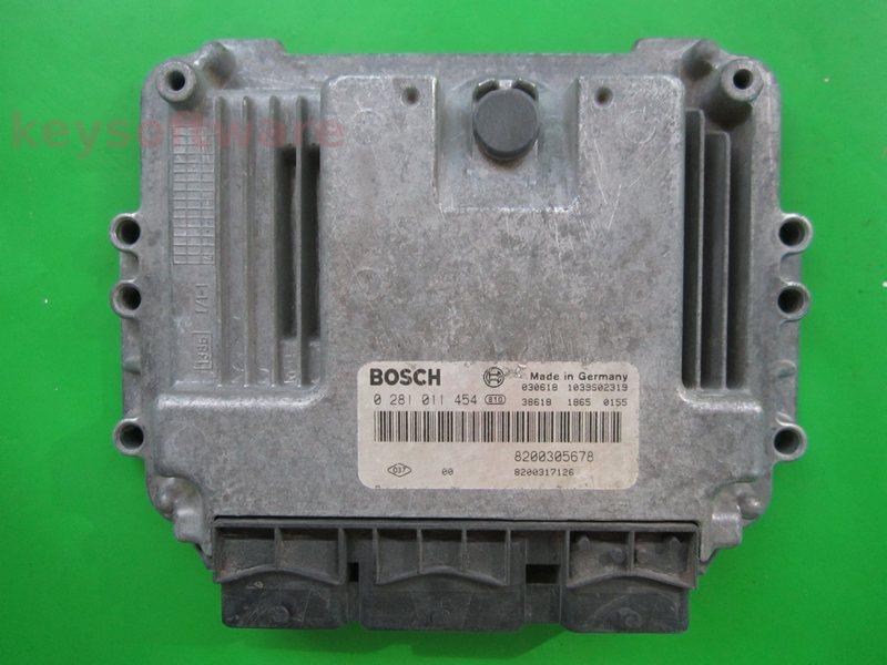 ECU Nissan Primera 1.9DCI 8200307126 0281011454 EDC16C3