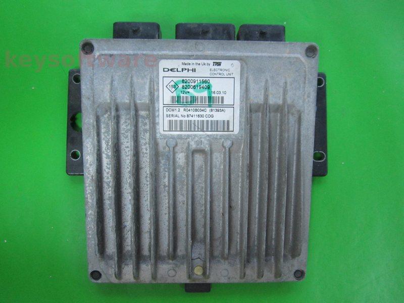 ECU Renault Megane 1.5DCI 8200619409 81393A DCM1.2